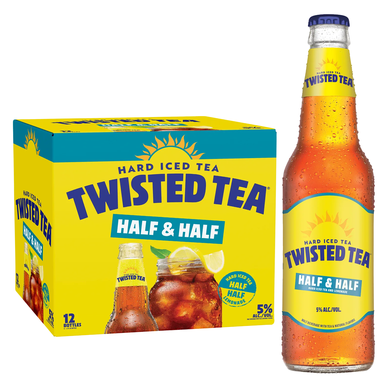 Twisted Tea Half & Half 12pk 12oz Btl 5.0% ABV