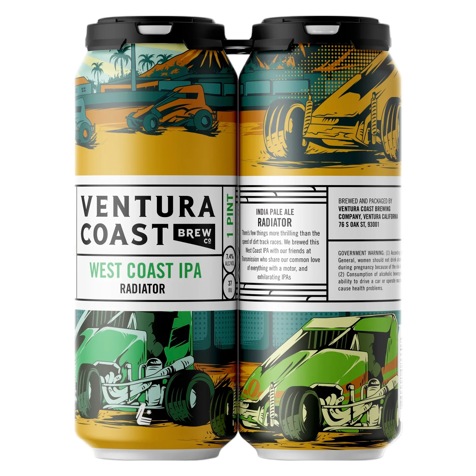 Ventura Coast West Coast IPA 4pk 16oz Can 7.4% ABV