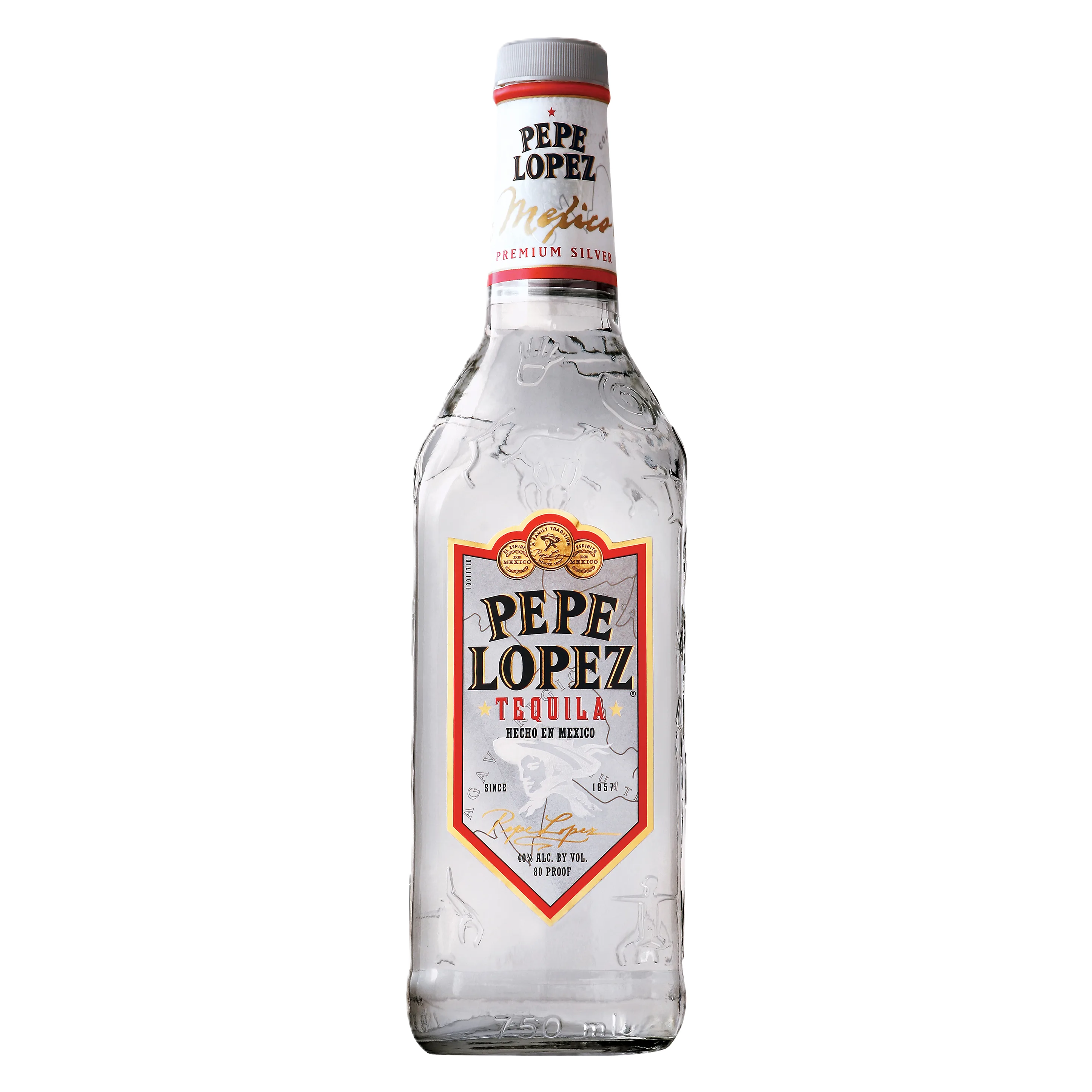 BEVMO DISCO) Pepe Lopez Silver Tequila (80 Proof