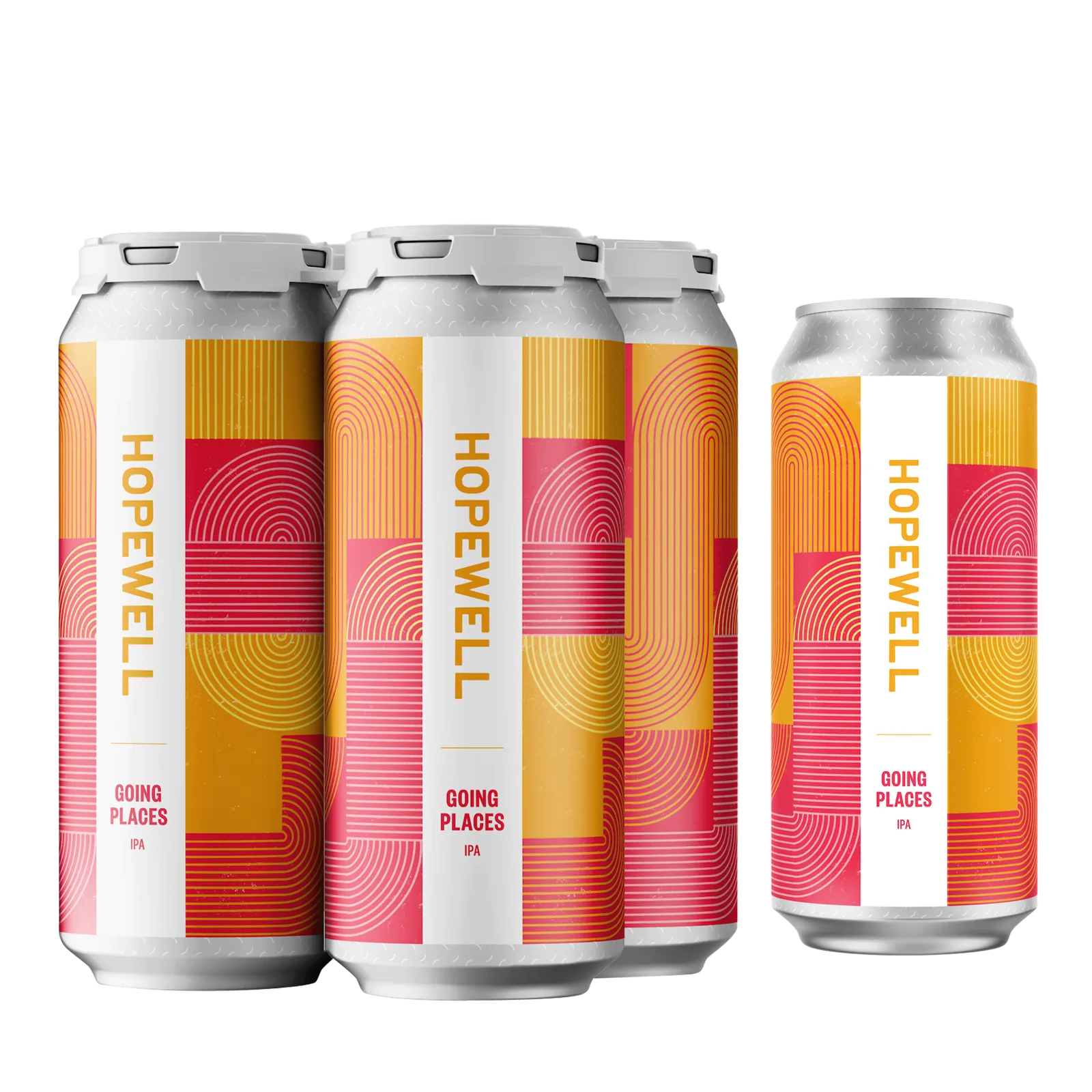 Hopewell Brewing Going Places IPA 4pk 16oz Can 6.8% ABV