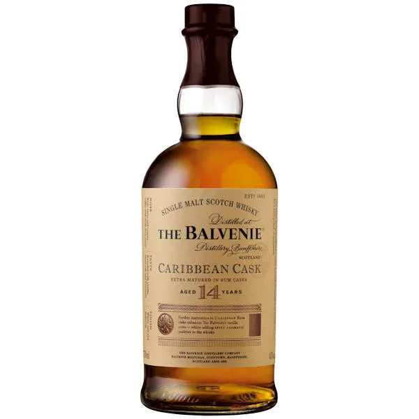 The Balvenie 14 Year Old Caribbean Rum Cask Speyside Single Malt Scotch