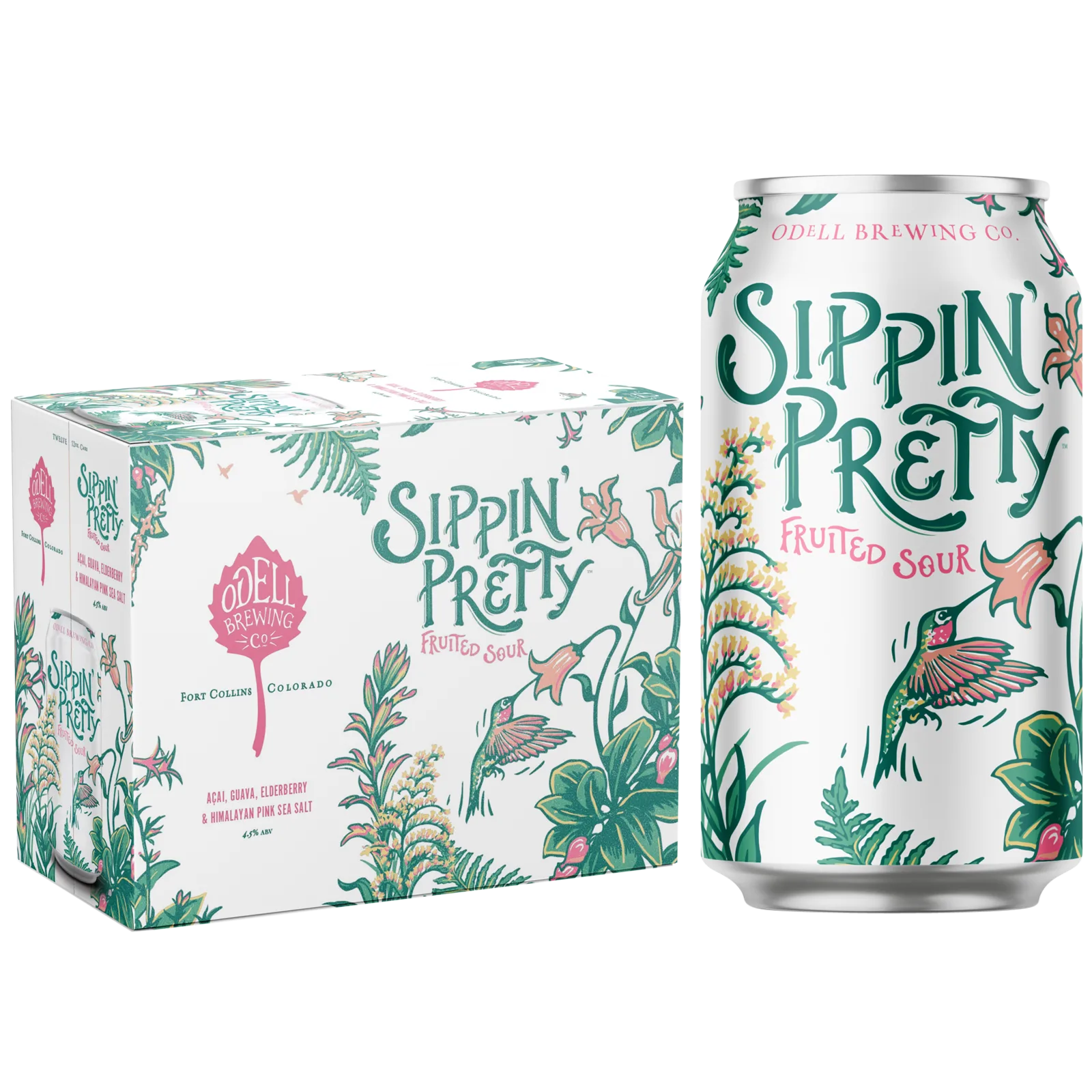 Odell Sippin Pretty Fruited Sour 12pk Can 4.5% ABV