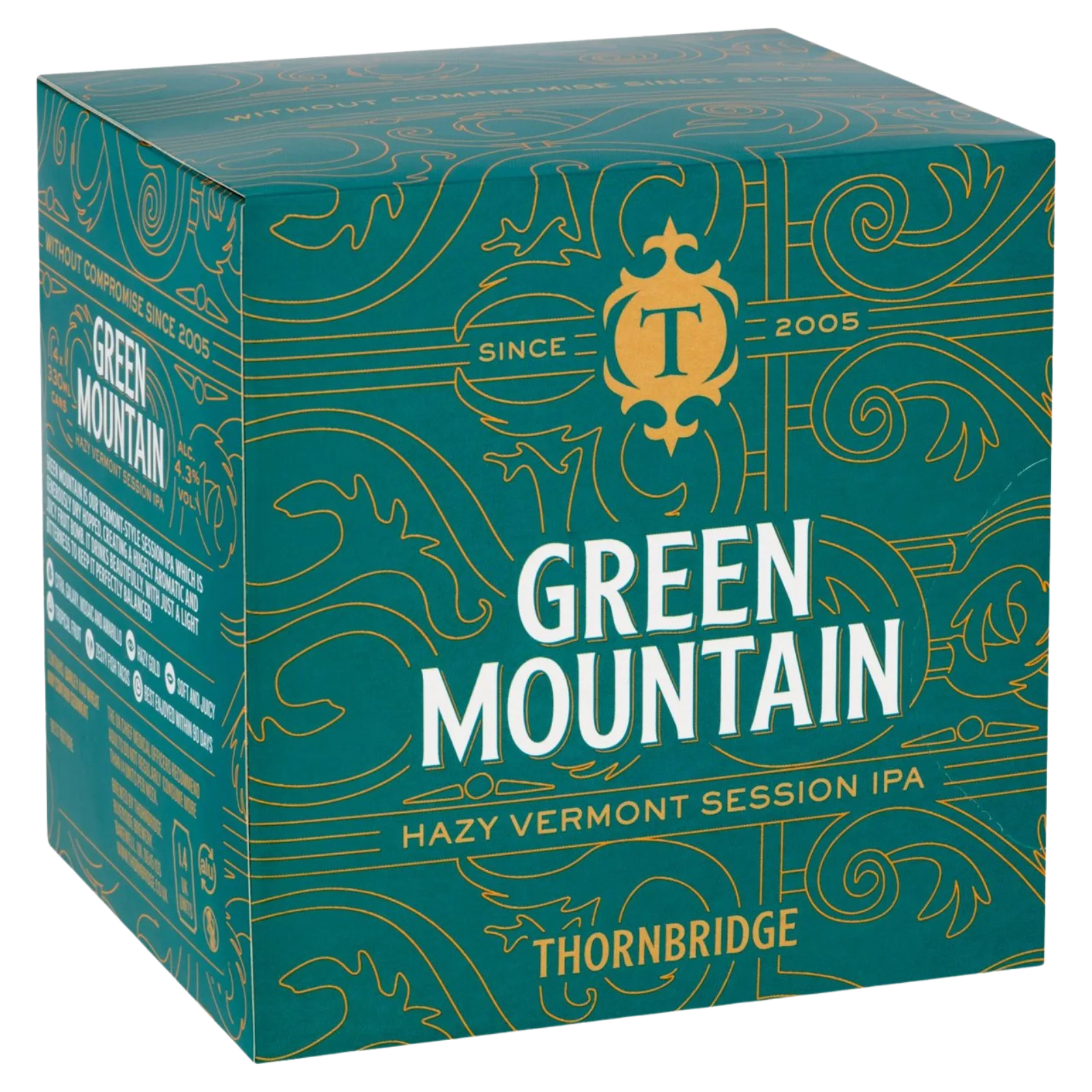 Thornbridge Green Mountain Hazy Session IPA, 4 x