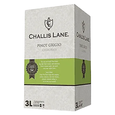 Challis Lane Pinot Grigio Box 3 Liter Box