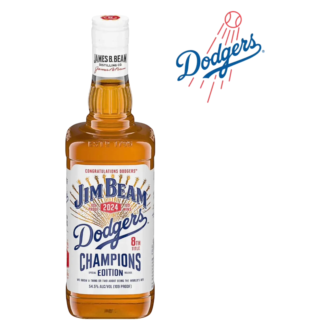 Jim Beam Bourbon Dodgers