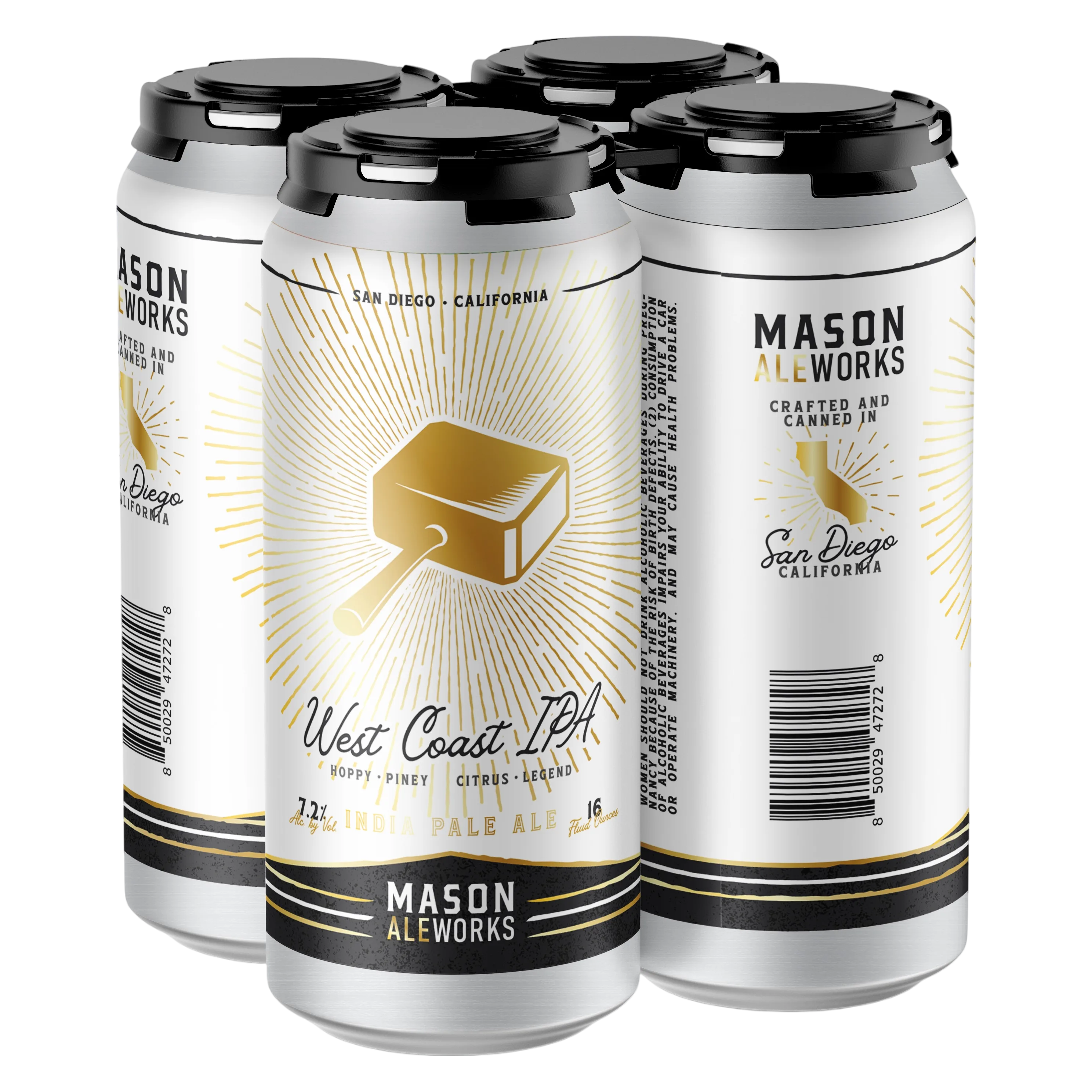 MASON AW WEST COAST IPA 4PKC