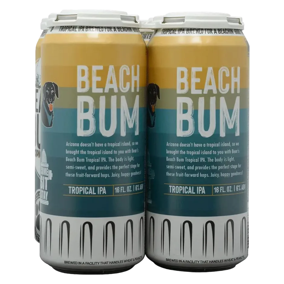 Uncle Bear's Beach Bum Tropical IPA 4pk