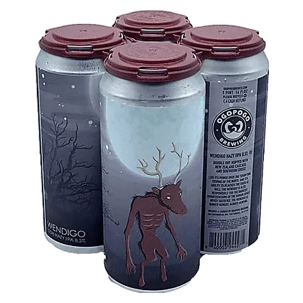 Ogopogo Brewing Wendigo Hazy Imperial IPA 4pk 16oz Can