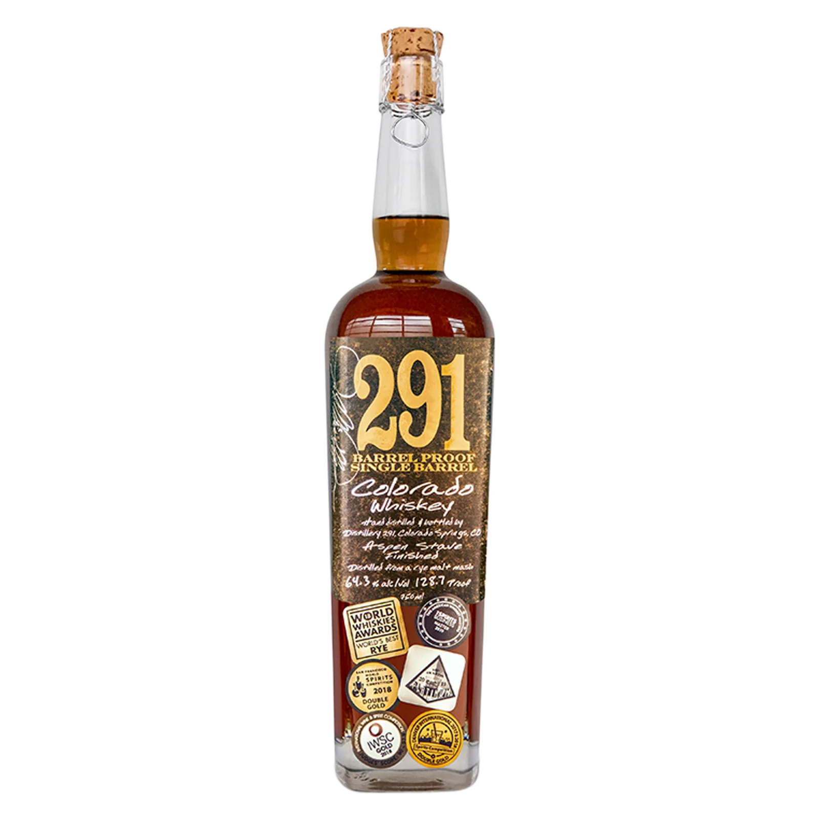 291 Colorado Whiskey Barrel Proof Single Barrel (126 Proof