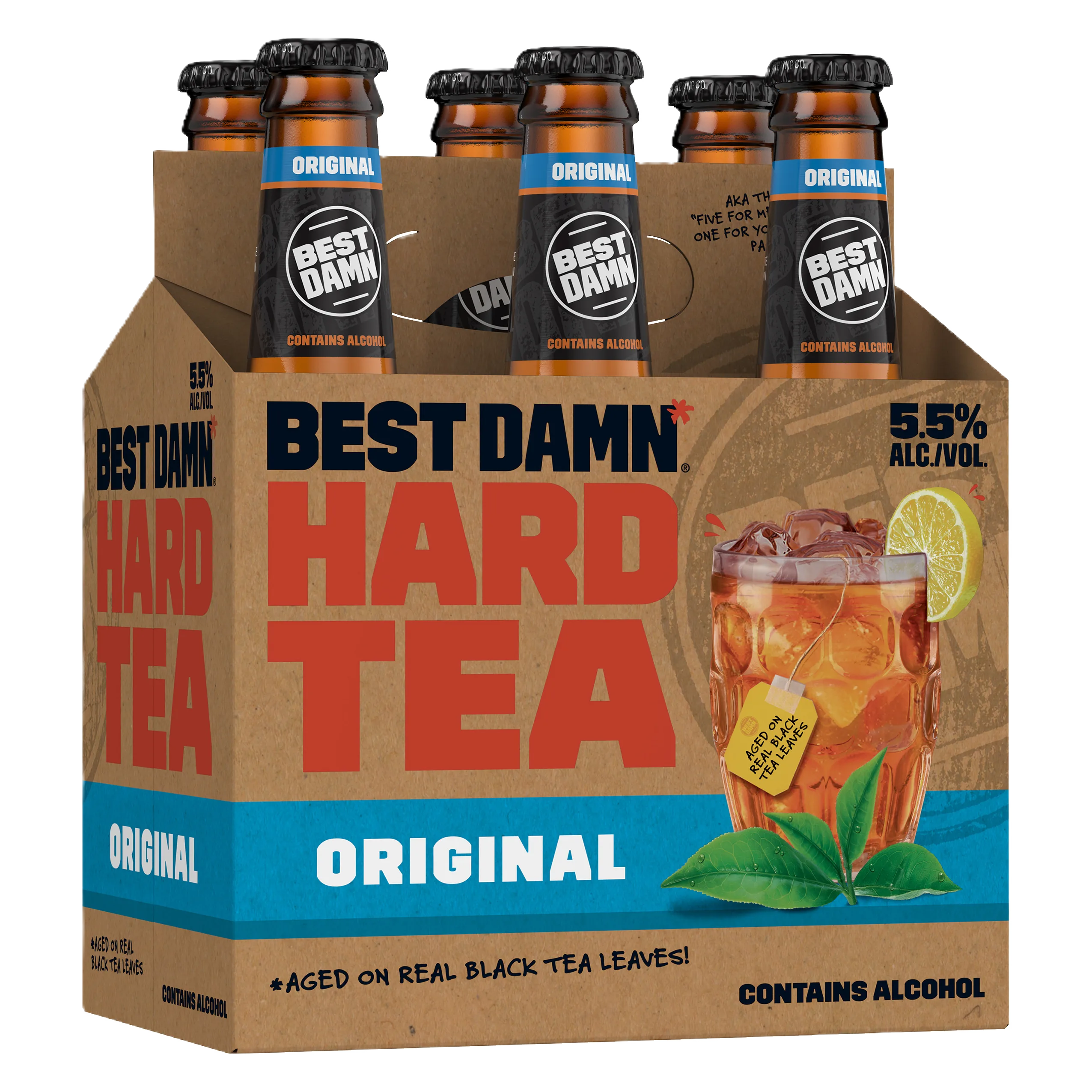 Best Damn Hard Tea Original (6PKB 12 OZ)