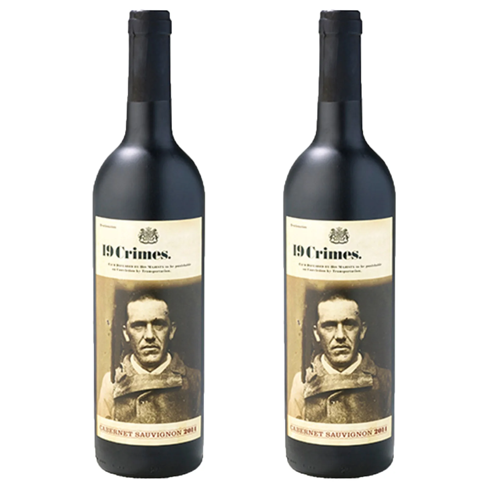 Two 19 Crimes Cabernet Sauvignon