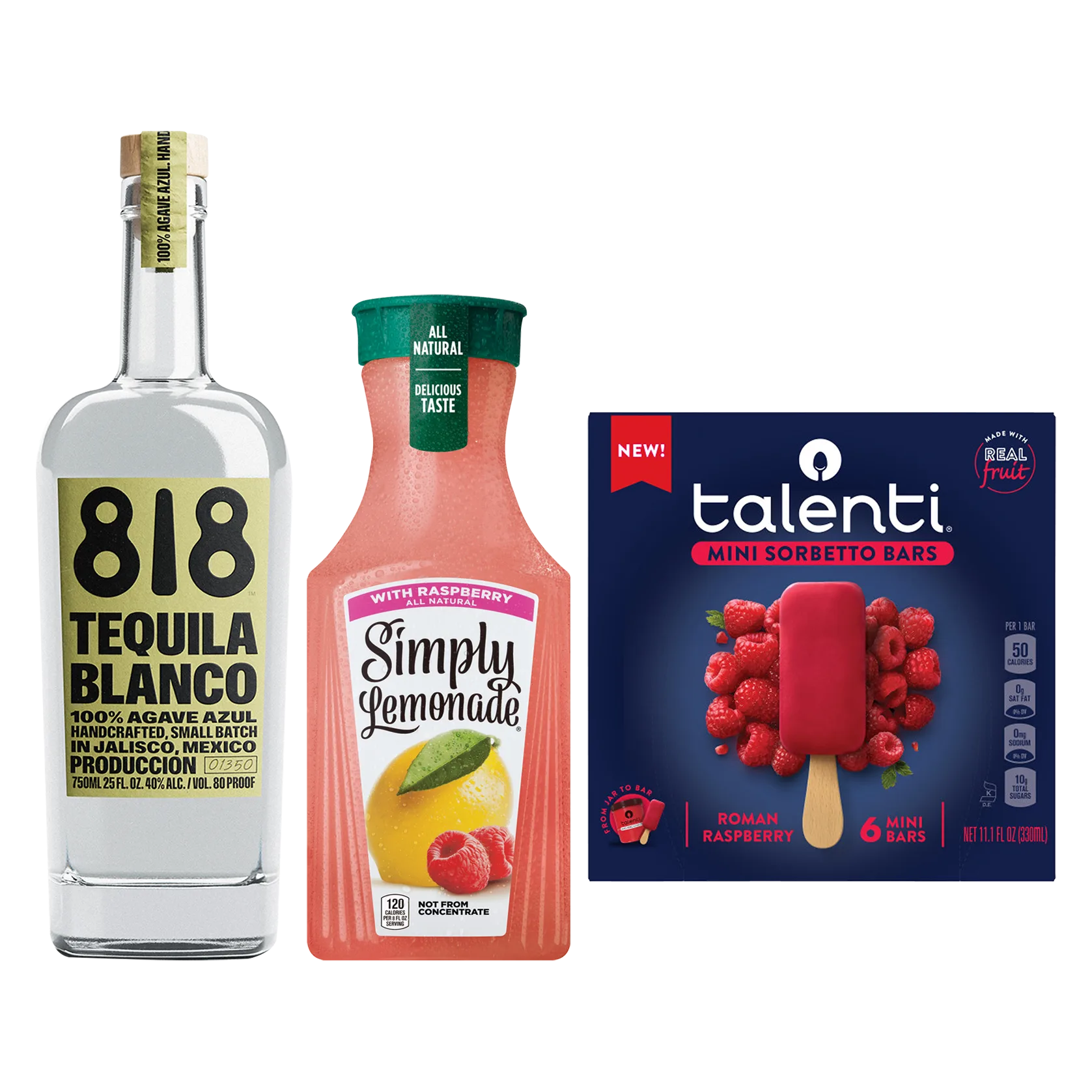 Frozen Reaspberry Tequila Lemonade