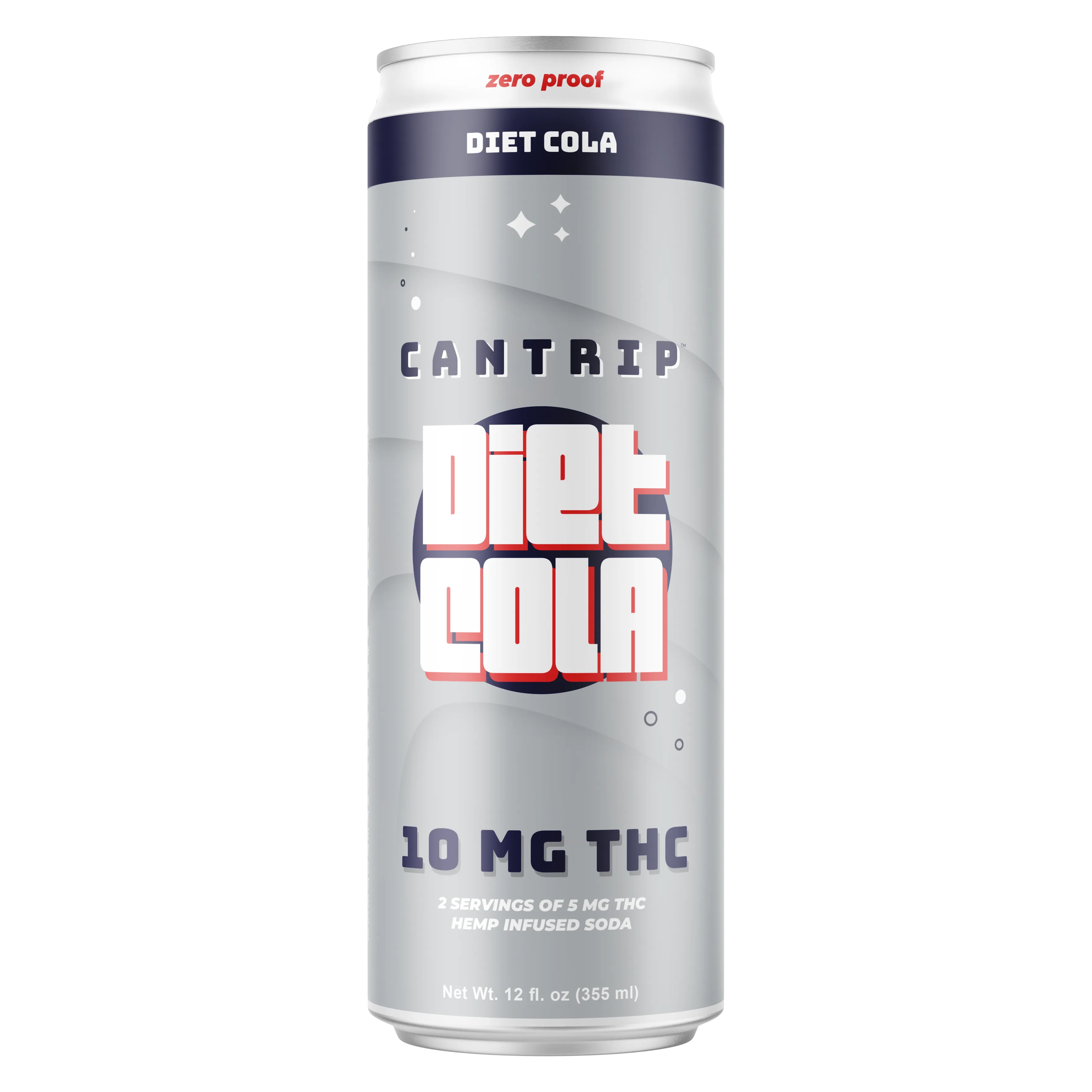 Cantrip 10mg THC Diet Cola 4pk Can