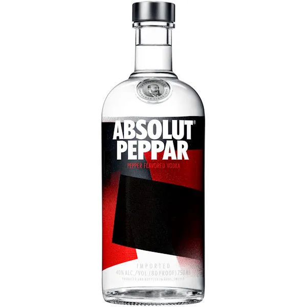 Absolut Peppar Swedish Grain Vodka 750Ml
