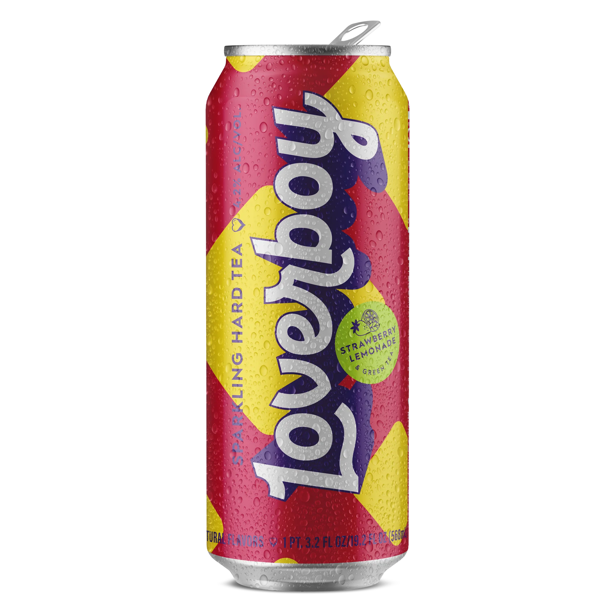 Loverboy Strawberry Lemonade 19.2oz Can 4.2% ABV