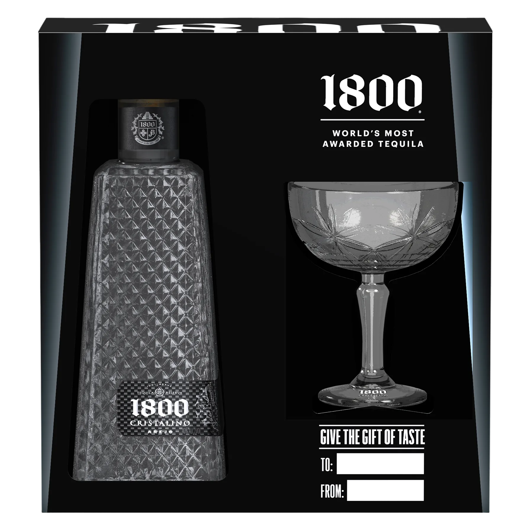 1800 Cristalino Gift Set (80 Proof
