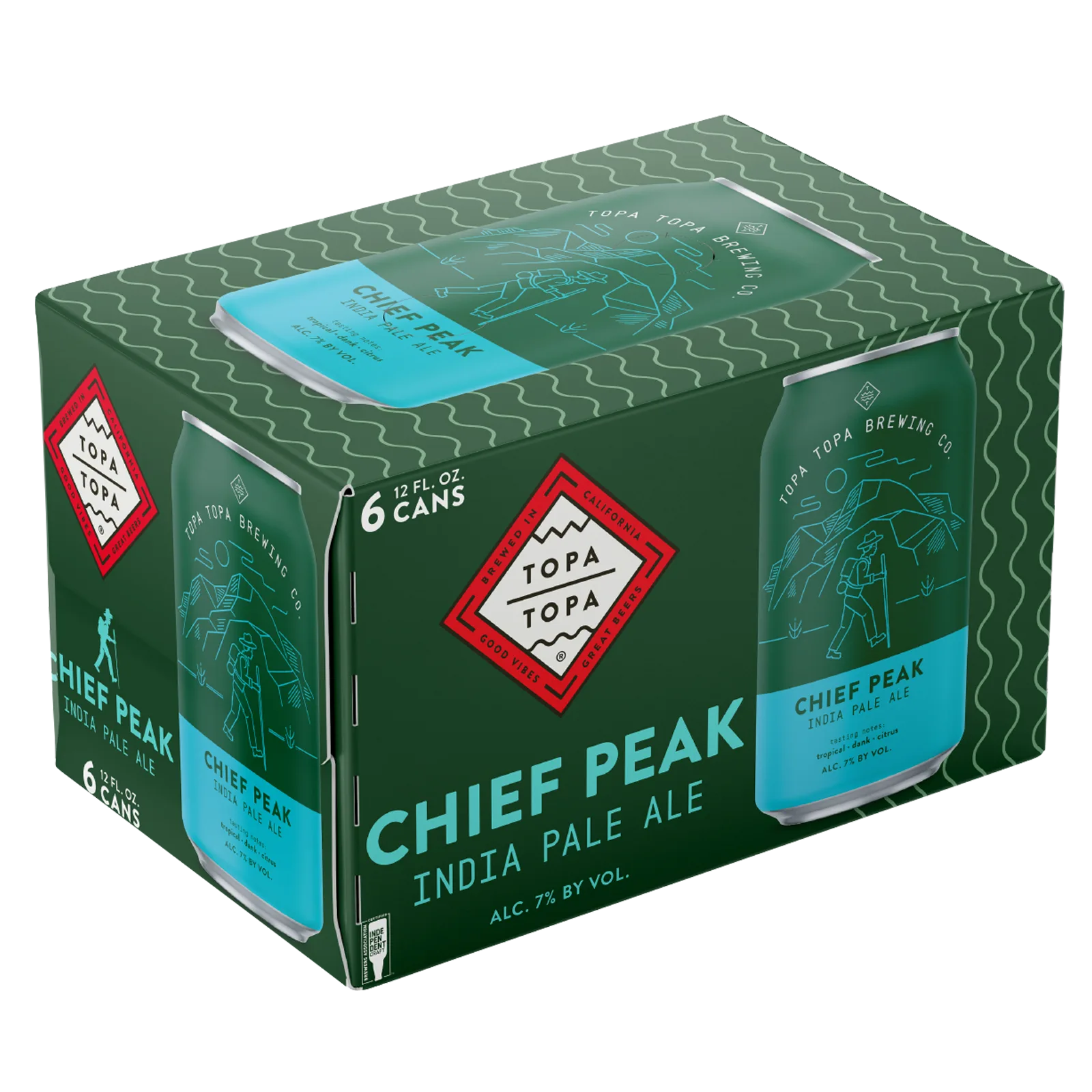 Topa Topa Chief Peak IPA 6pk Can 7.0% ABV
