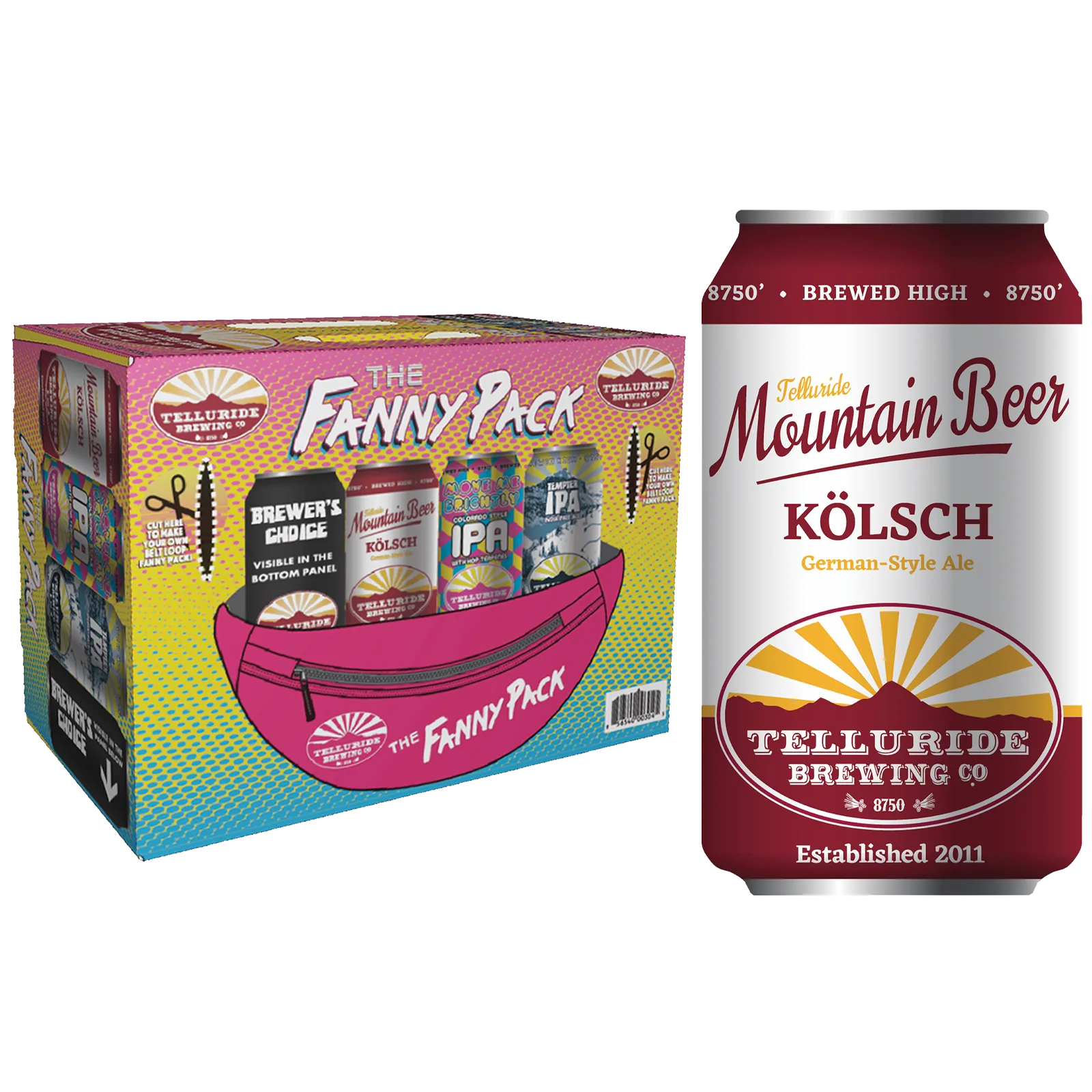 Telluride Brewing Company Fanny Pack Variety 12pk Can