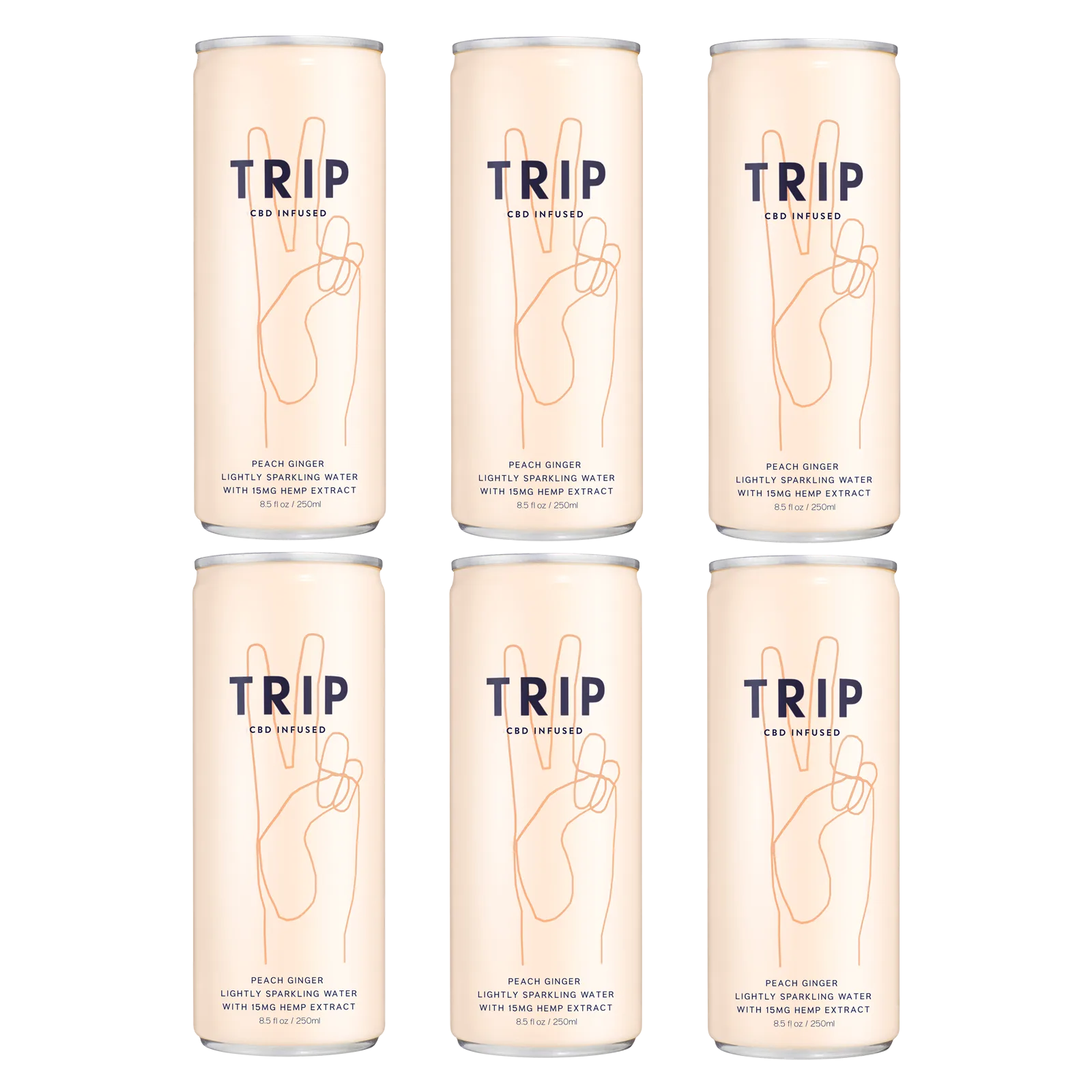 TRIP Peach Ginger Bundle Pack of 6