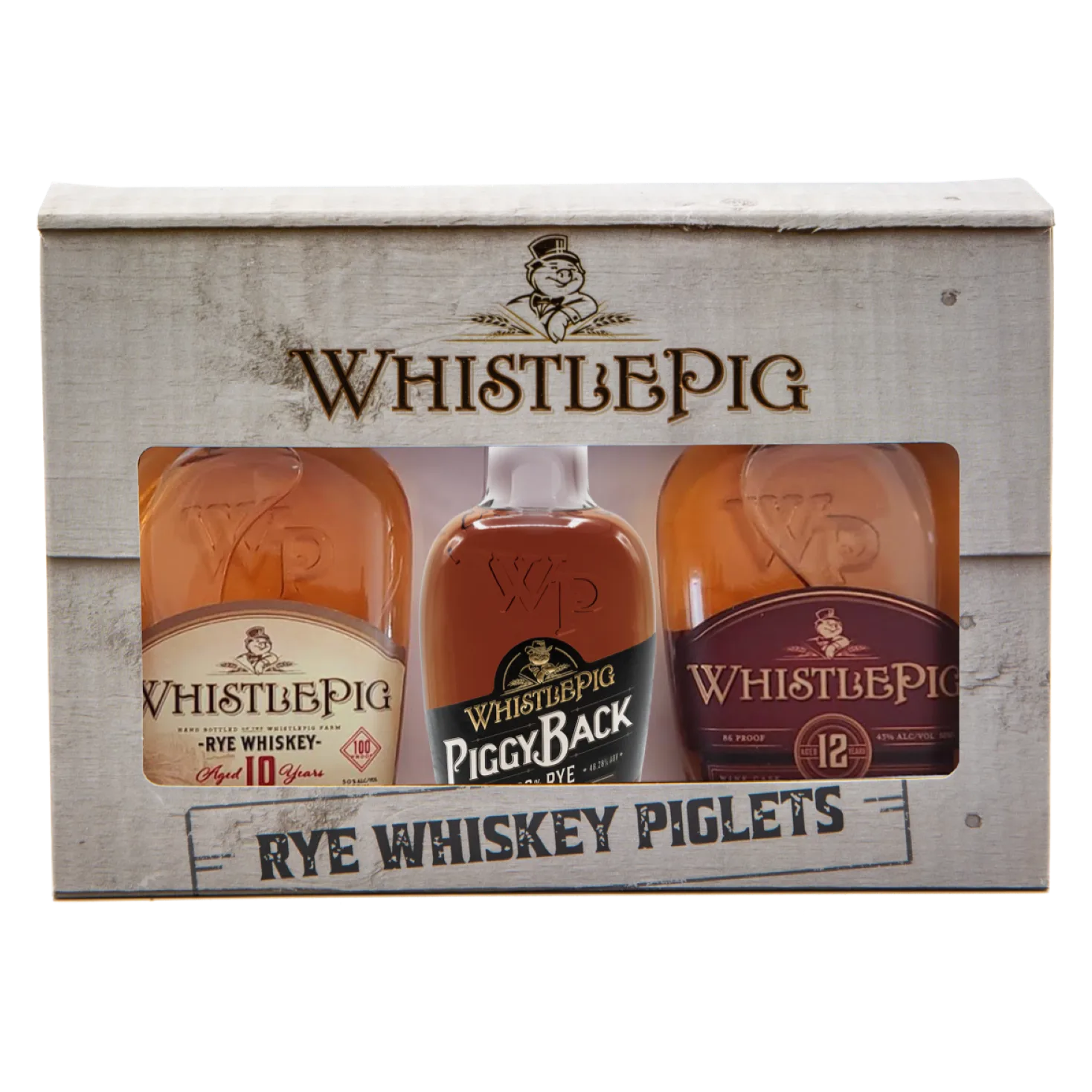 Whistlepig Piglets Straight Rye Whiskey (3PK