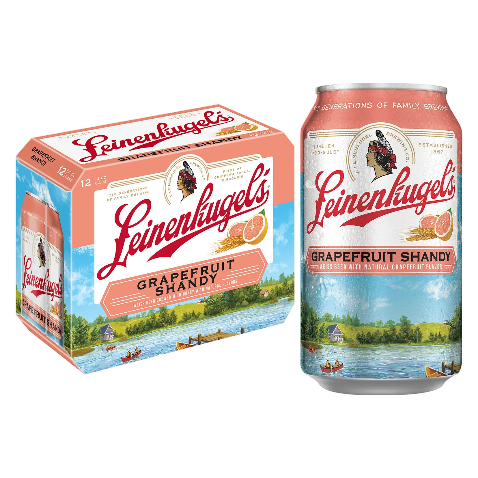 Leinenkugel's Grapefruit Shandy 12pk Can 4.2% ABV