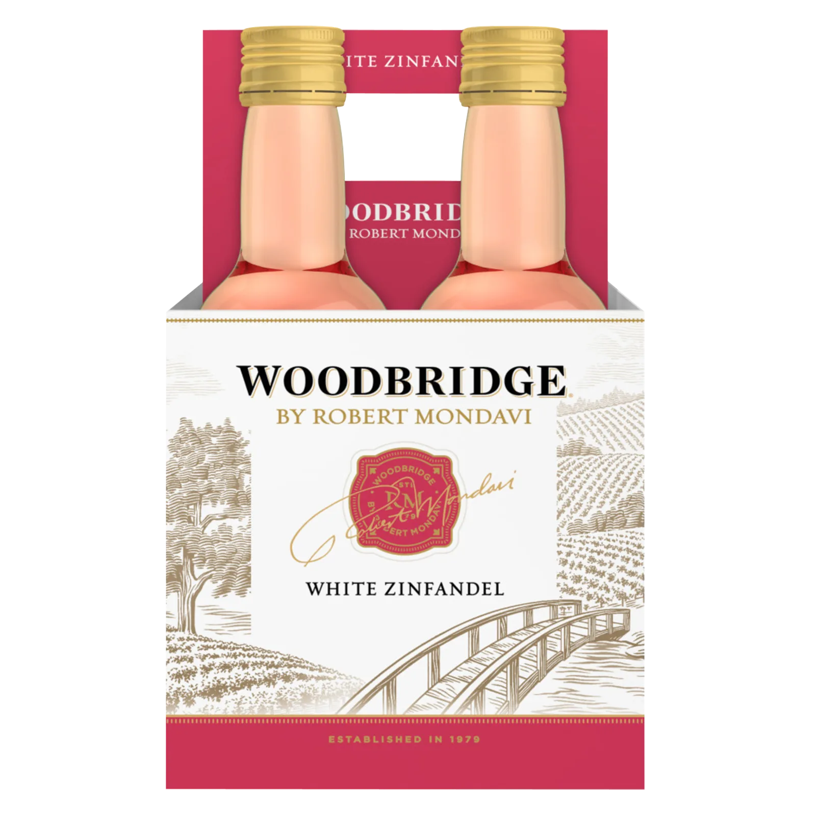 Woodbridge White Zinfandel 4pk 187ml 9.5%
