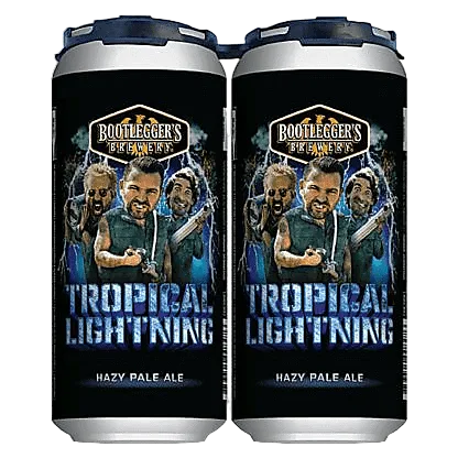 Bootlegger's Brewery Tropical Lightning Hazy Pale Ale 4pk 16oz Can