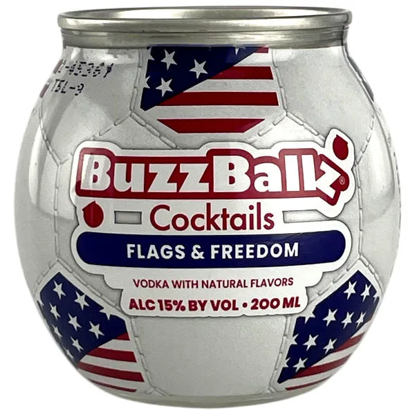 Buzzballz Flags And Freedom Vodka Cocktail 200Ml