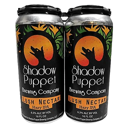 Shadow Puppet Brewing Lush Nectar Hazy IPA 4pk 16oz Can