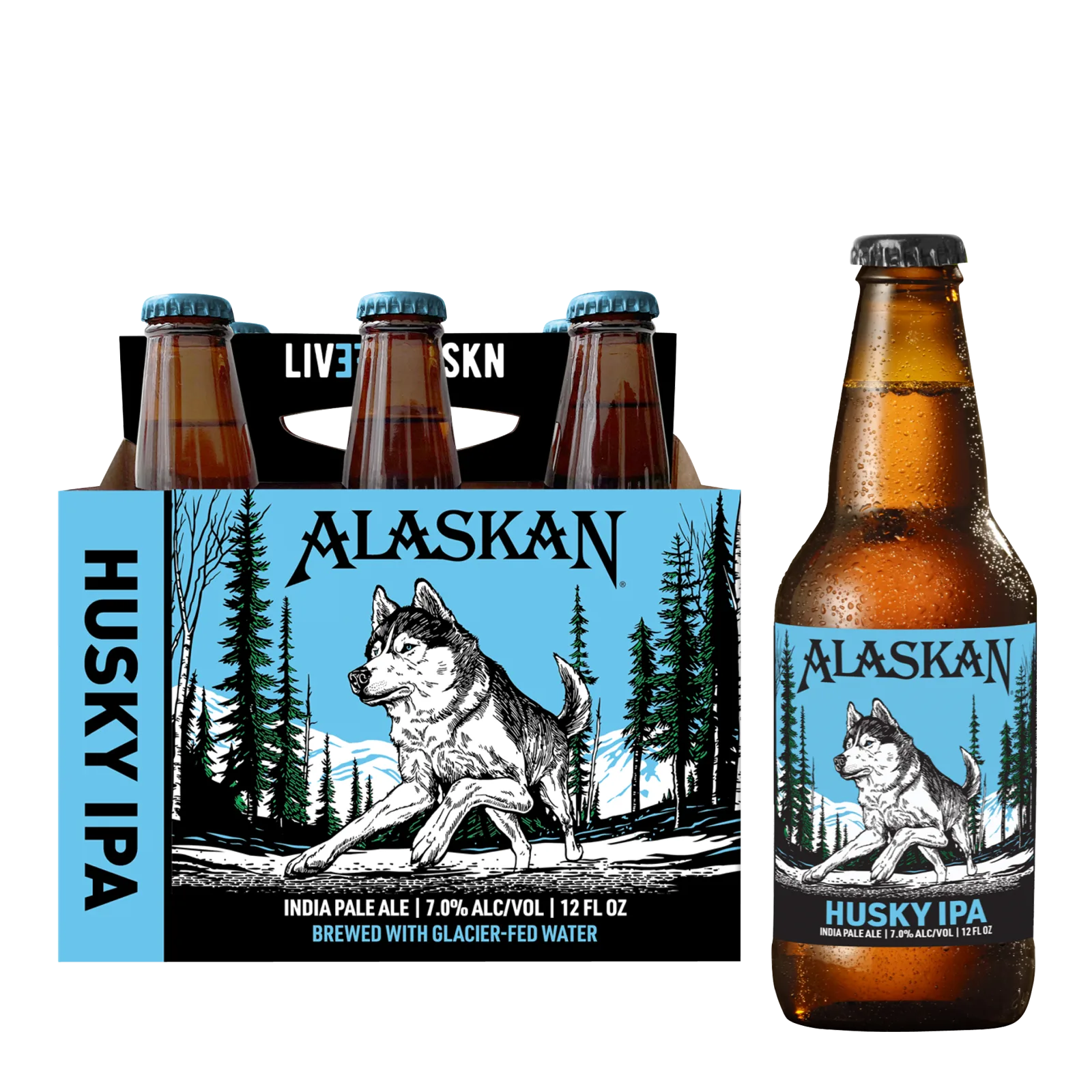 Alaskan Brewing Husky Mosaic IPA 6pk 6pk Btl