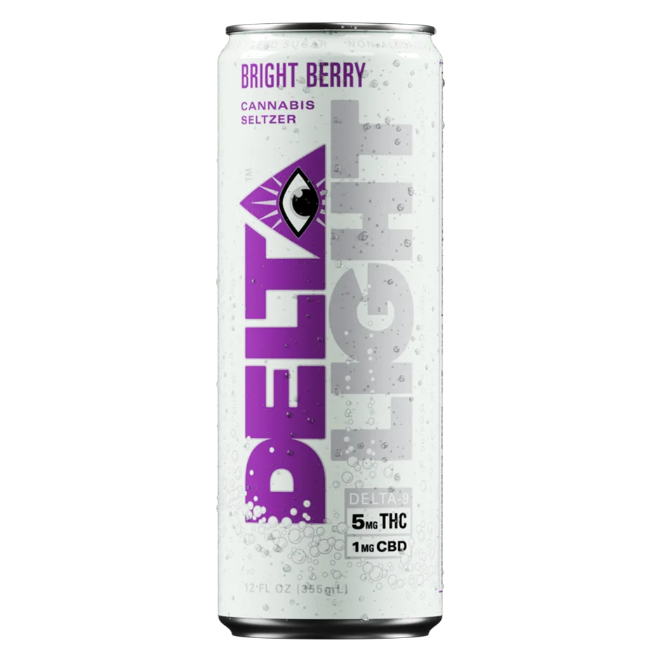 Delta Light 5mg THC Bright Berry Seltzer Can