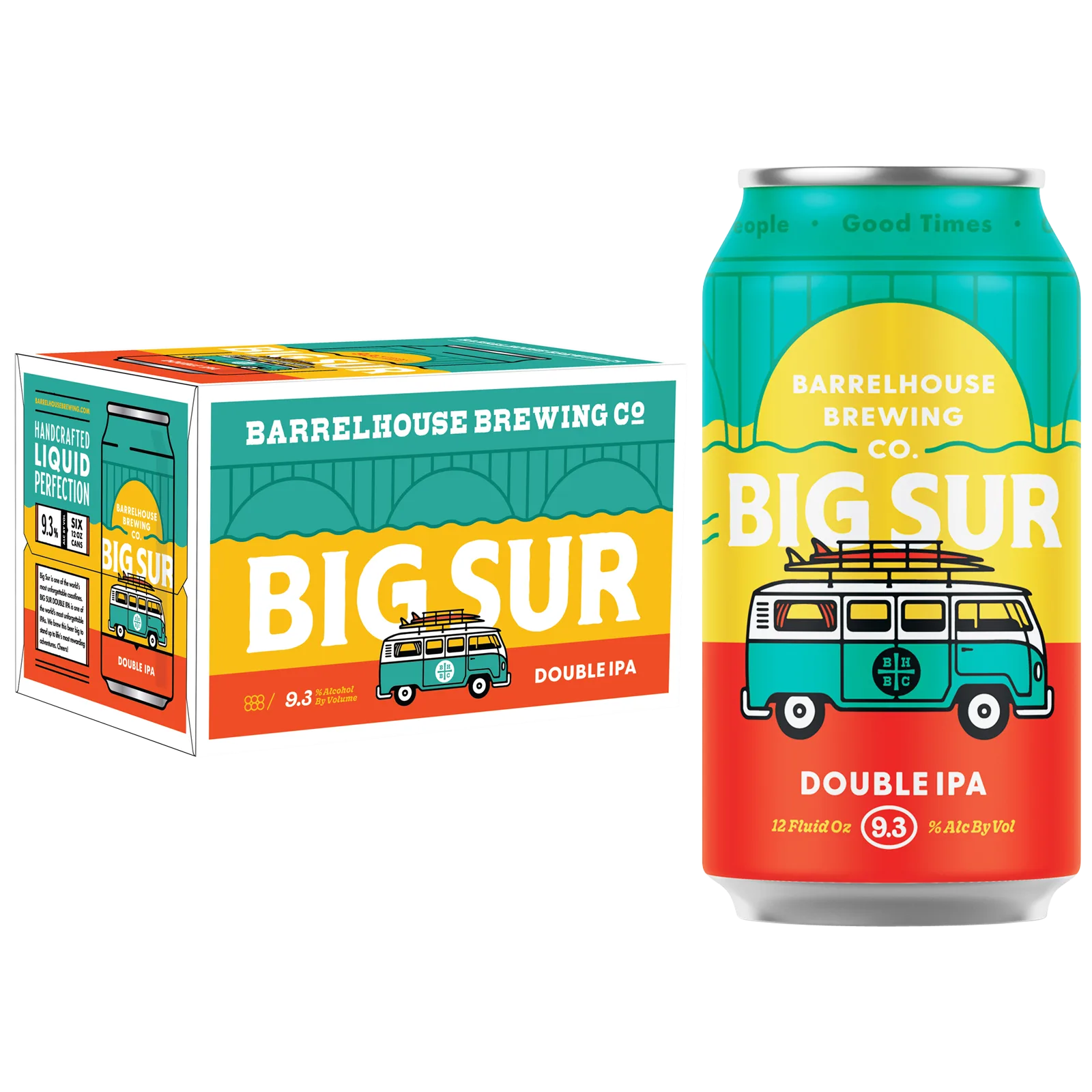 BarrelHouse Big Sur Double IPA 6pk Can 9.3% ABV