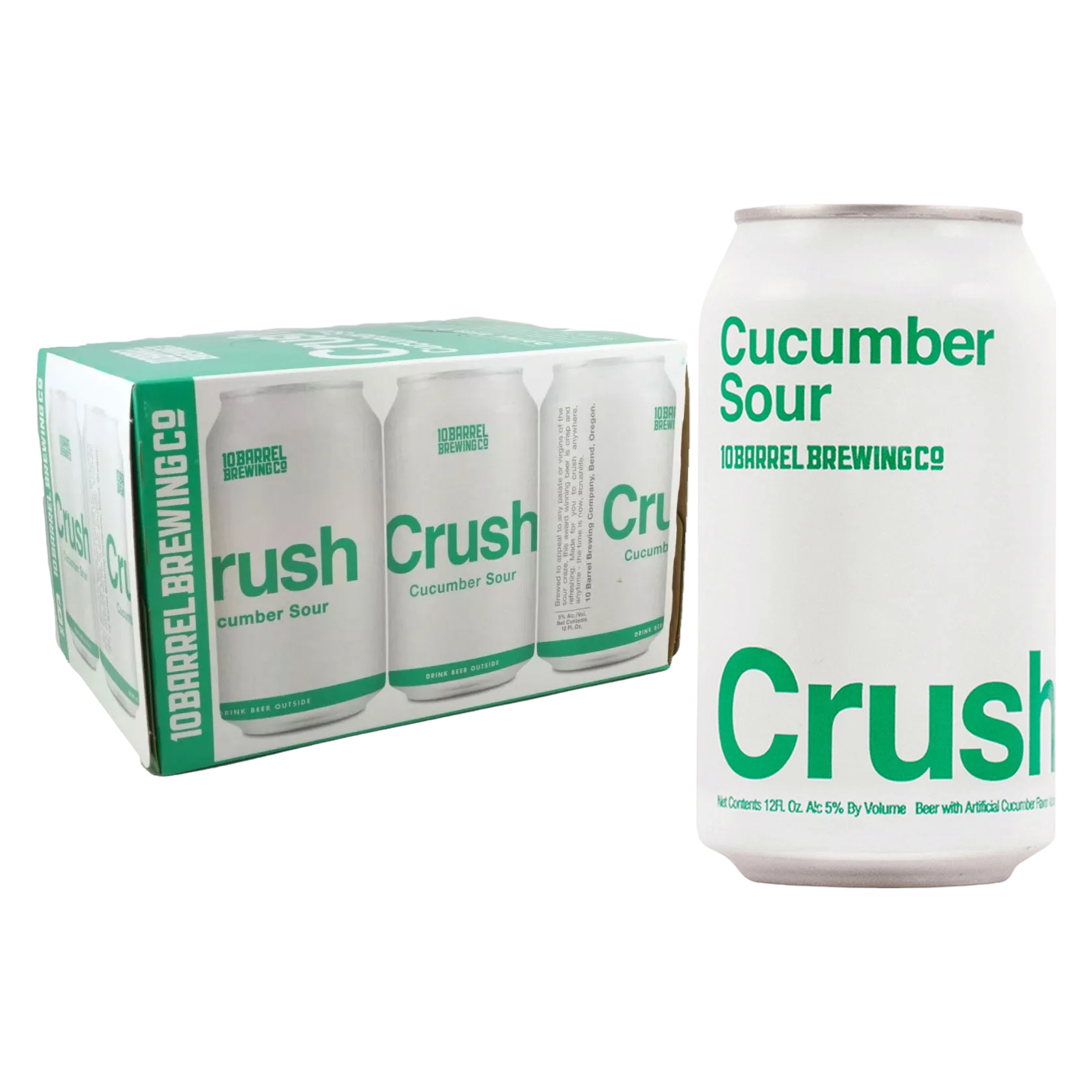 10 Barrel Crush Cucumber Sour Weisse 6pk Can 5.0% ABV