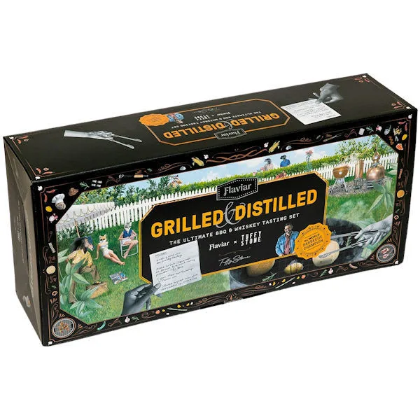 Flaviar Grilled And Distilled Bbq And Whiskey Tasting Set