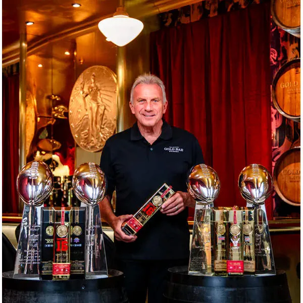 Gold Bar Joe Montana Joe Montana Championship Collection 5 Bottle Whiskey Set 750Ml
