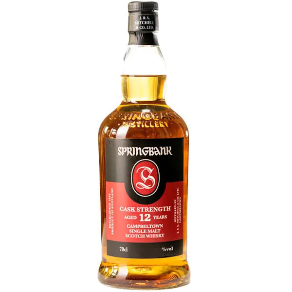 Springbank 12 Year Old Cask Strength Campbeltown Single Malt Scotch 700Ml