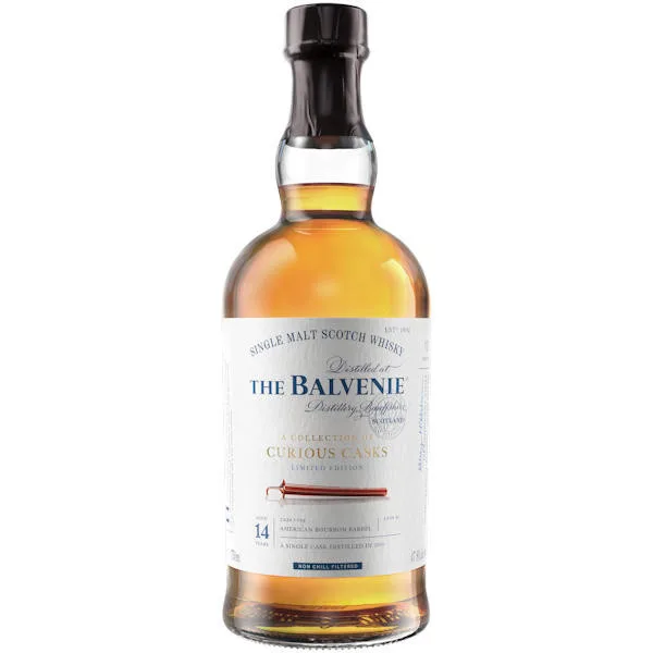 The Balvenie Curious Casks 14 Year Old American Bourbon Barrel Speyside Single Malt Scotch 750Ml