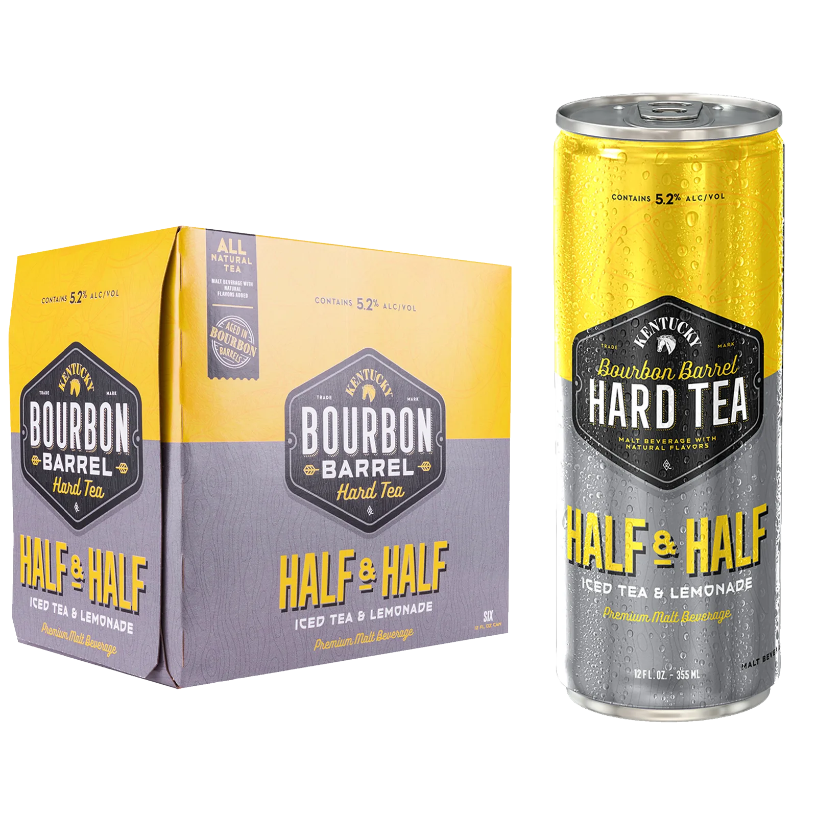 Lexington Brewing Kentucky Bourbon Barrel Hard Tea Half and Half 6pk 12oz Can 5.2% ABV