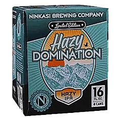 Ninkasi Brewing Hazy Domination IPA (4PKC