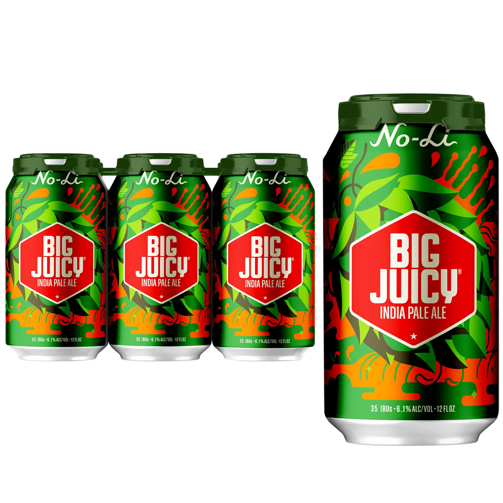 No-Li Brewhouse Big Juicy IPA 6pk Can 6.1% ABV