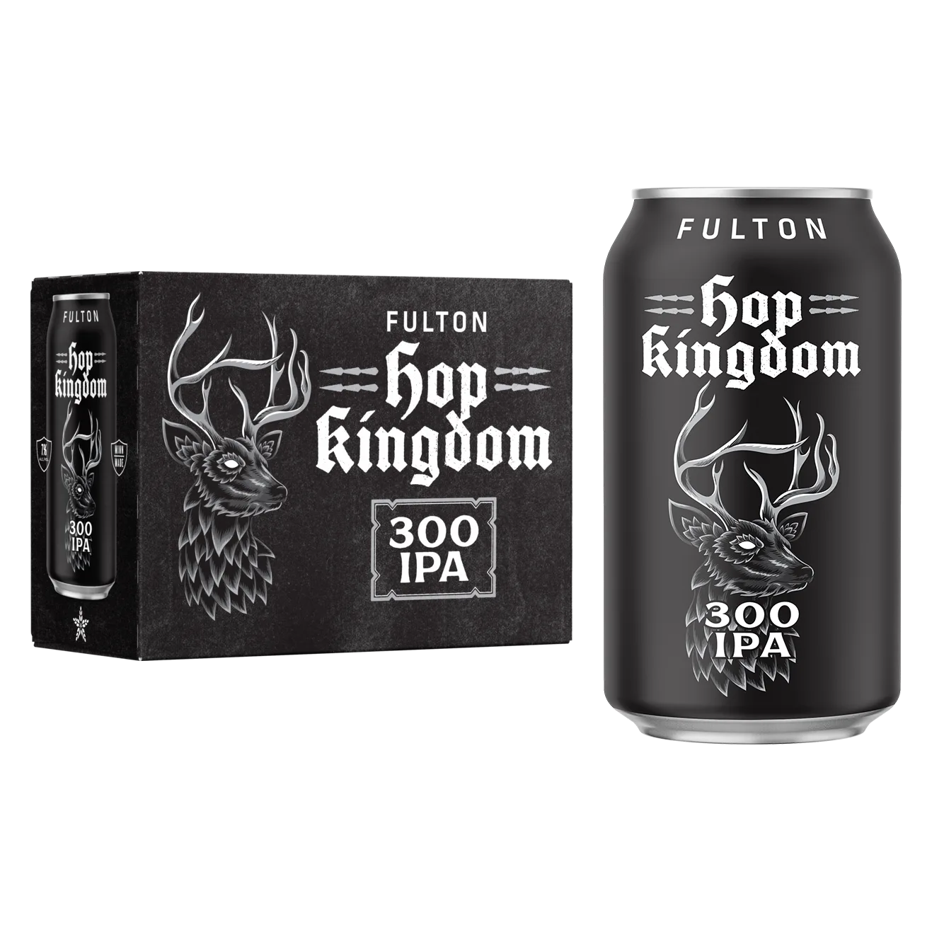 Fulton Hop Kingdom 300 Ipa 4pk 16oz Cans 7% ABV
