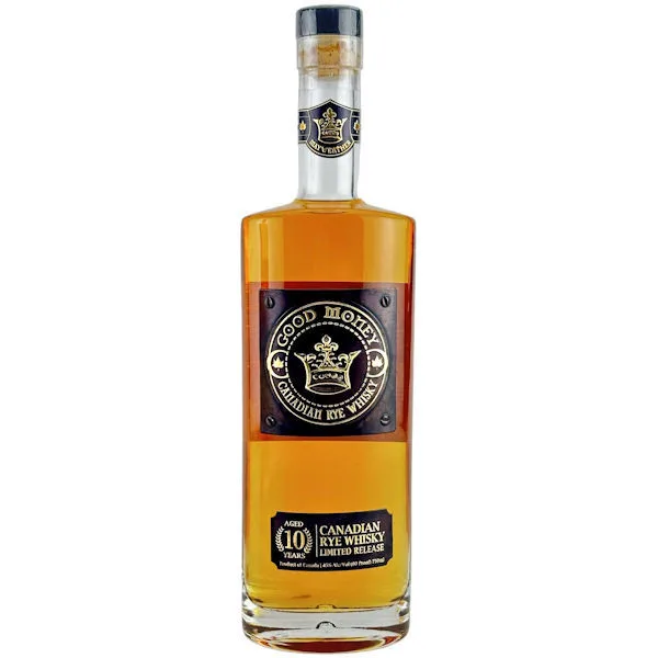 Good Money Limited Release 10 Year Old Canadian Rye Whisky 750Ml