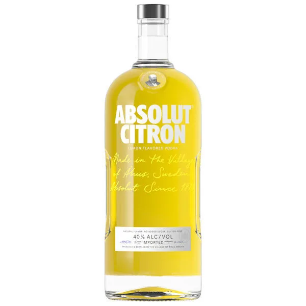 Absolut Citron Flavored Vodka 1 75L