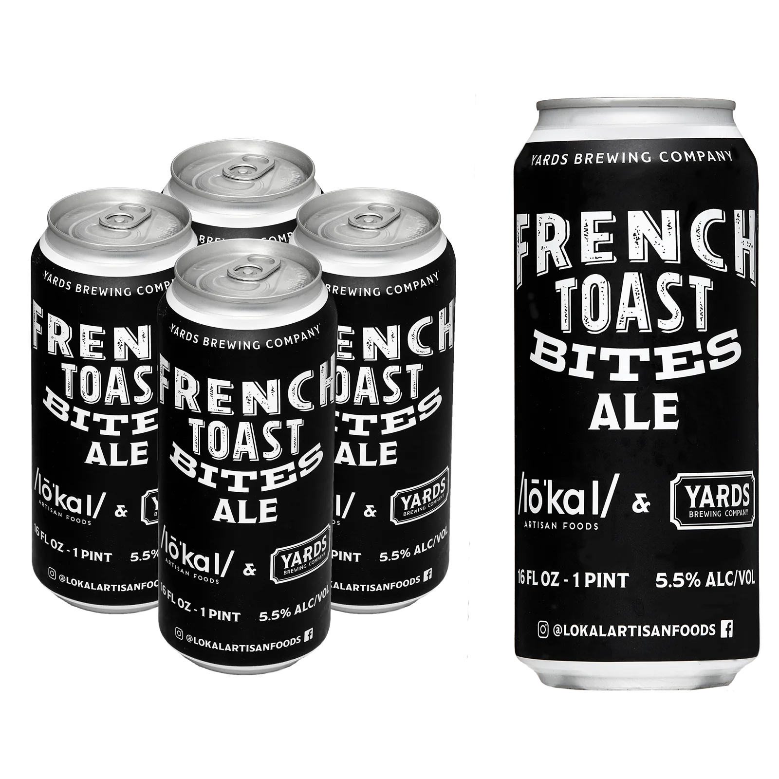 French Toast Bites Ale 4pk 16oz Can 5.5% ABV