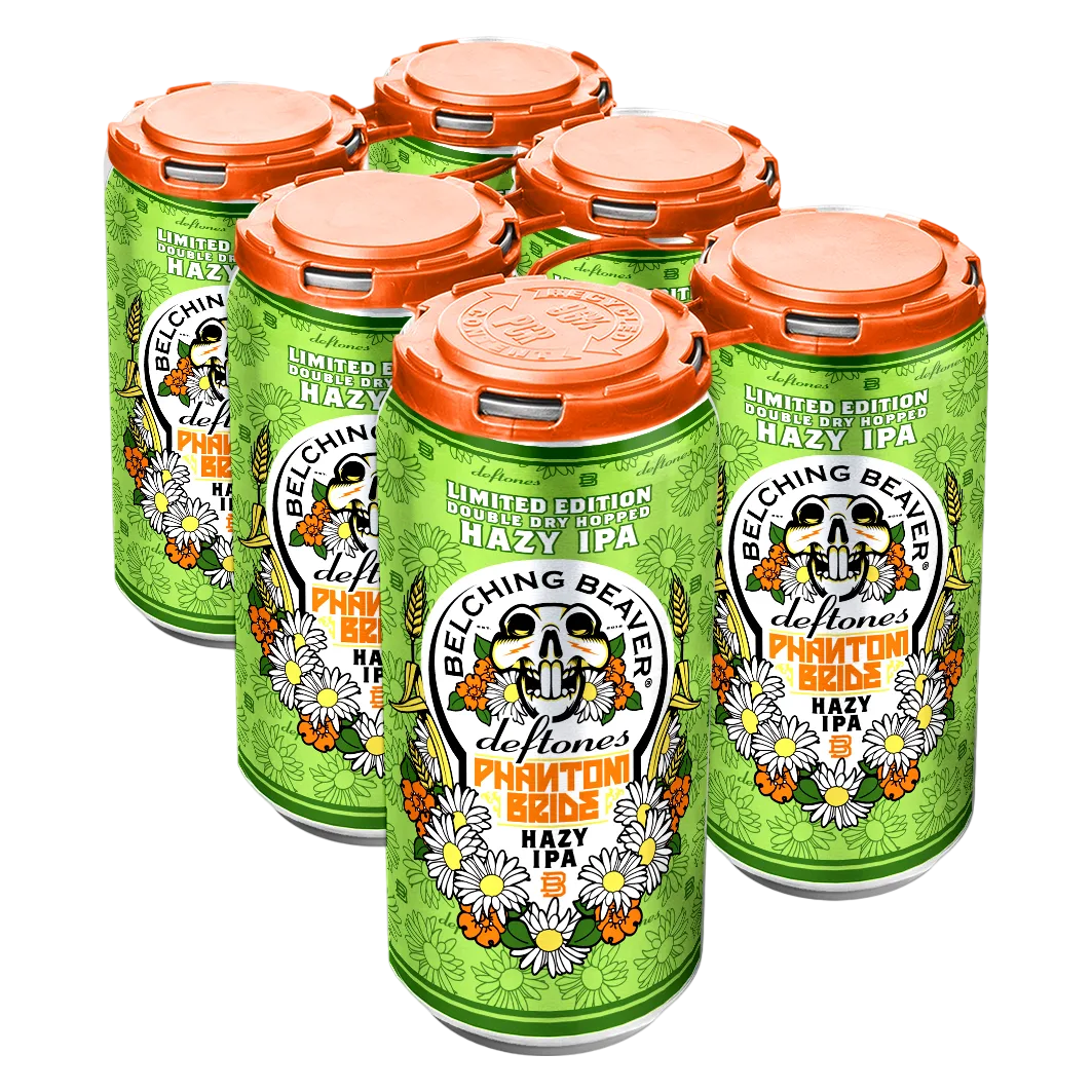 Belching Beaver Brewery & Deftones Phantom Bride Hazy IPA 6pk