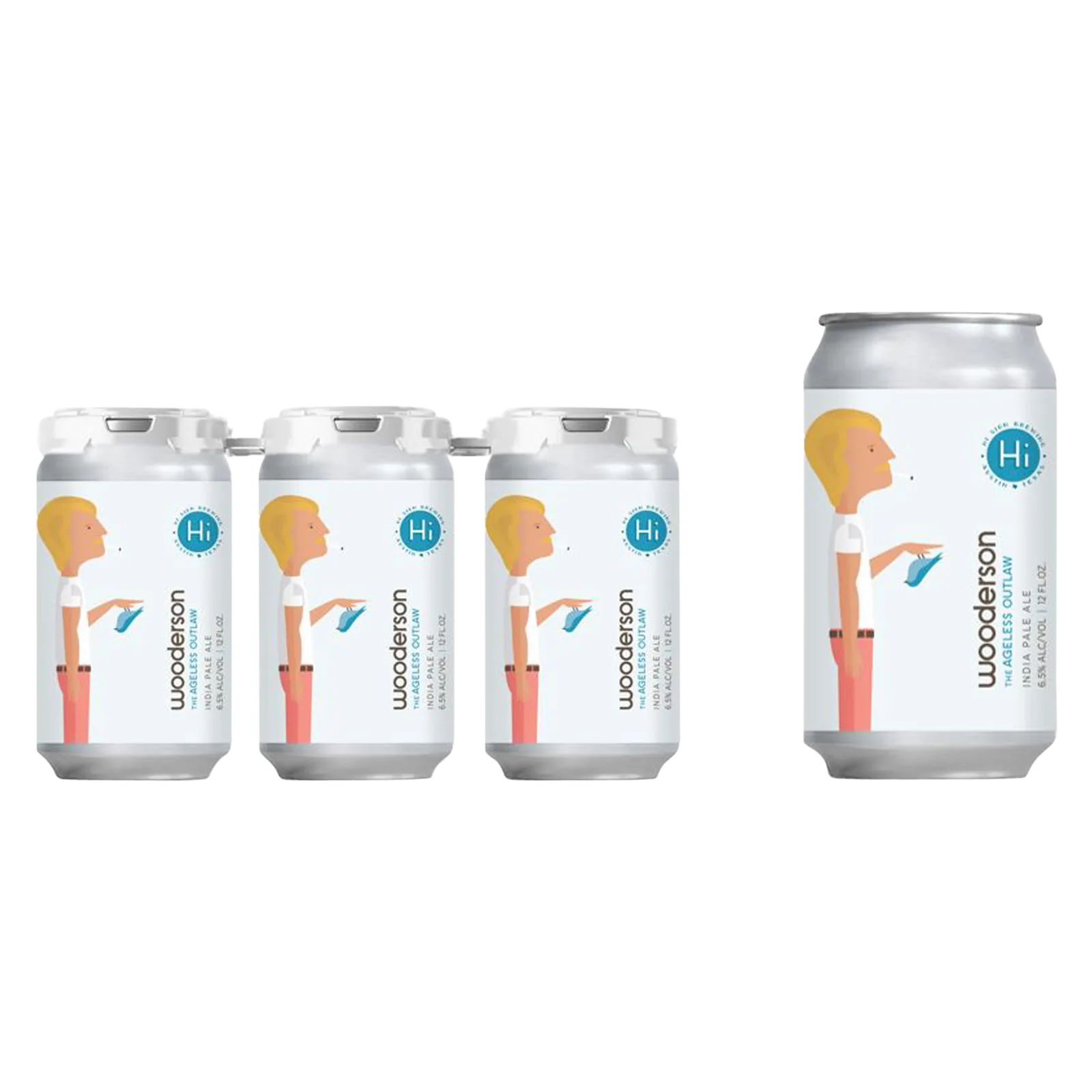 Hi Sign Brewing Wooderson IPA Ale 6pk Can 6.5% ABV