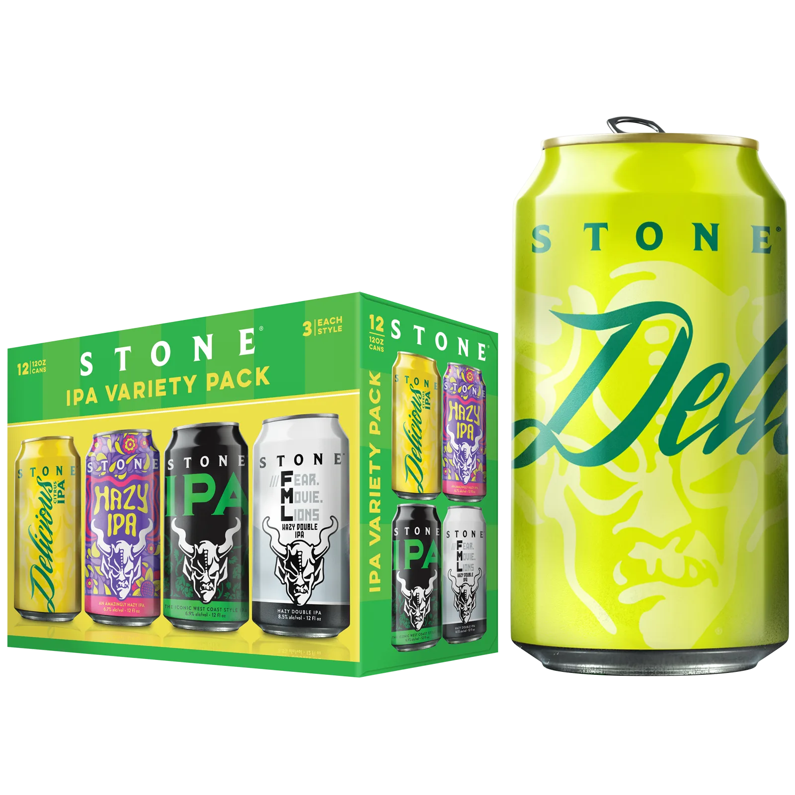 Stone Brewing IPA Variety 12pk Can 8.5% ABV