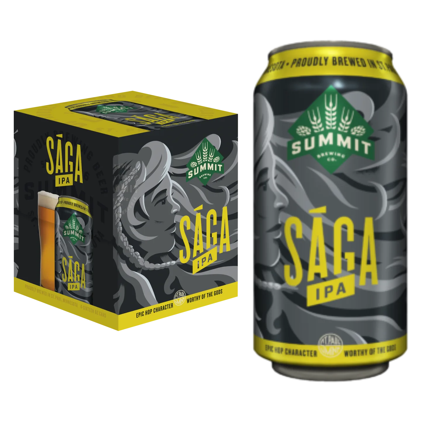 Summit Saga IPA 4pk 16oz Cans 6.3% ABV