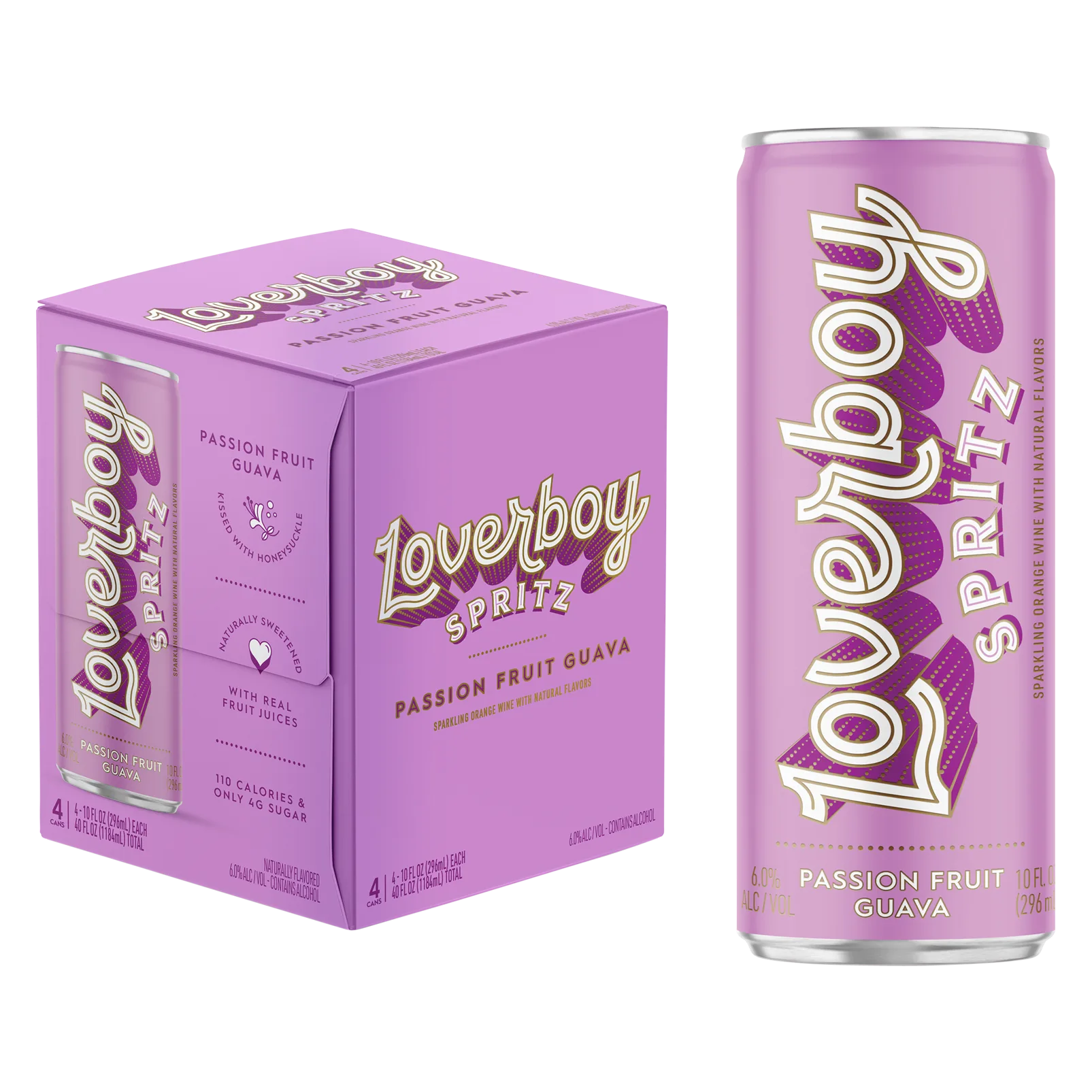 Loverboy Passionfruit Guava Spritz 4pk 250ml Can 6.0% ABV