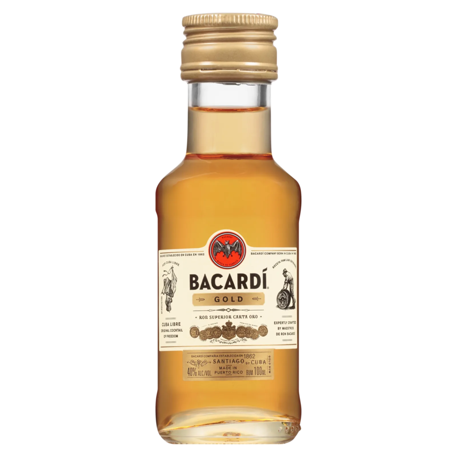 Bacardi Gold Rum 100 ml